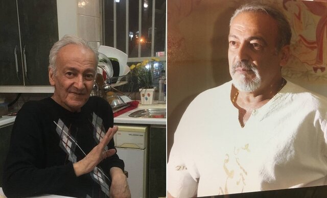 دو عکس از جلال قزل ایاق در سالهای مختلف جلال قزل ایاق در کما است