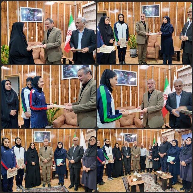 تجلیل از مربی و مدالآوران کاراتهکار ورزش سمنان