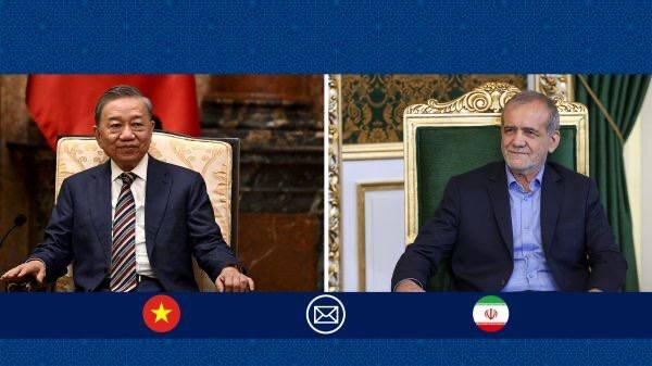 تبریک پزشکیان به دولت و مردم ویتنام تبریک پزشکیان به دولت و مردم ویتنام