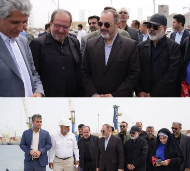 بازدید وزیر دفاع از سواحل مکران بازدید وزیر دفاع از سواحل مکران