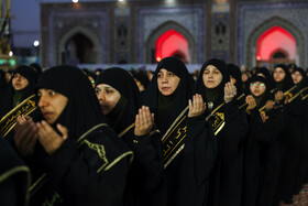 مراسم خطبه خوانی شب شهادت امام رضا(ع)