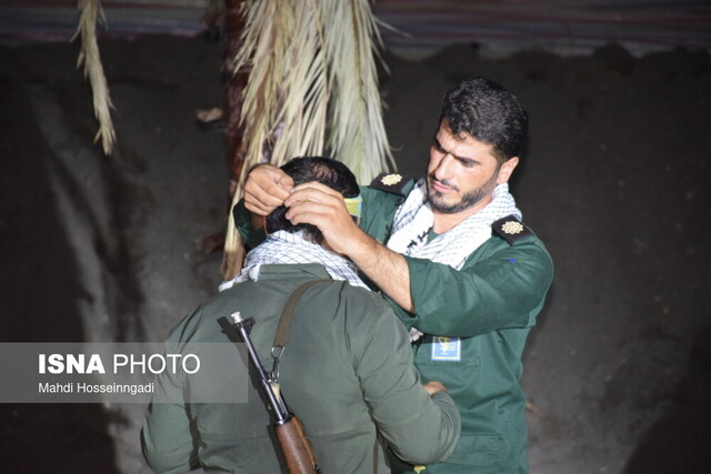 بازدید مسئولان ارشد گیلان از روند اجرای نمایش و رزمایش کربلای ۵ در آستارا