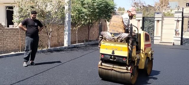 ۷۰  هزار متر مربع آسفالت ریزی در ۱۴ روستای پیشوا