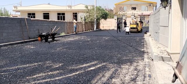 ۷۰ هزار متر مربع آسفالت ریزی در ۱۴ روستای پیشوا