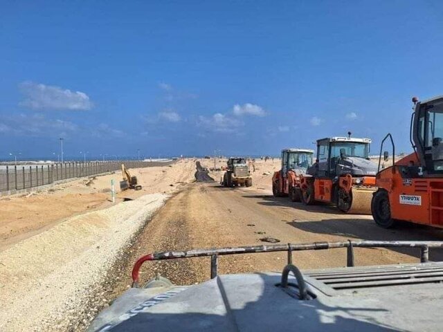 تصاویر جدید از فیلادلفیا و تلاش تلآویو برای تحمیل واقعیت فعلی موجود بر غزه و مصر