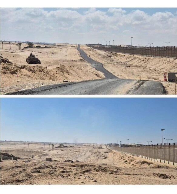 تصاویر جدید از فیلادلفیا و تلاش تلآویو برای تحمیل واقعیت فعلی موجود بر غزه و مصر