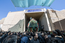 آیین نخل برداری روز شهادت امام رضا (ع) در روستای علی آباد شهرستان تفت _ استان یزد