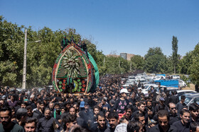 آیین نخل برداری روز شهادت امام رضا (ع) در روستای علی آباد شهرستان تفت _ استان یزد