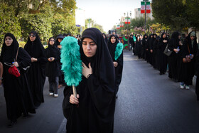 حرکت دسته‌های عزاداری و تجمع امام رضایی‌ها در تهران