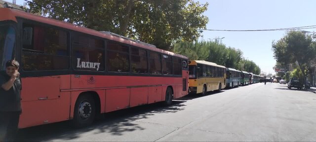 راهپیمایی جاماندگان ارض طوس در پیشوا در حال برگزاری است