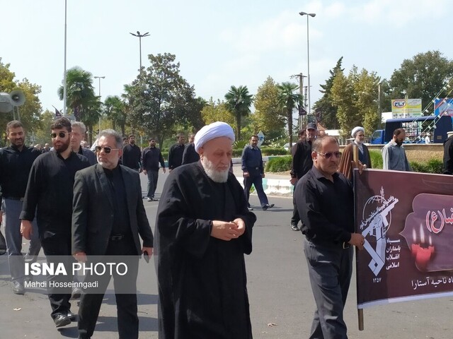 عزاداری مردم آستارا در سالروز شهادت امام رضا (ع)