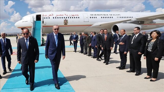 رئیسجمهور مصر وارد آنکارا شد