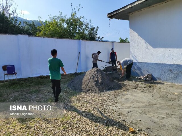 اردوی جهادی با جوانان دهه هشتادی در روستای سرآگاه تالش