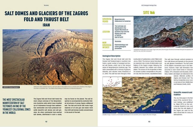 طولانیترین مسیر نمکی ایران در میان ۱۰۰ سایت برتر جهانی/معیارهای گزینش میراث طبیعی برتر در IUGS