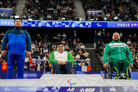 بازیهای پارالمپیک ۲۰۲۴ پاریس؛ کسب مدال طلای رقابتهای پاراوزنهبرداری توسط علی اکبر غریب شاهی نماینده ایران در دسته ۱۰۷ کیلو گرم