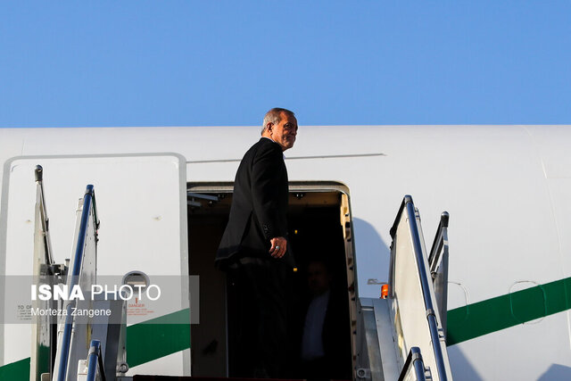 پزشکیان قزاقستان را به مقصد ترکمنستان ترک کرد