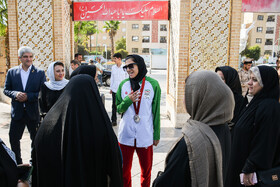 هاجرصفرزاده، قهرمان و دارنده مدال نقره در رشته پارادومیدانی نابینایان در پارالمپیک پاریس