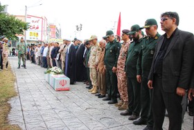 تشییع شهید پارسا سوزنی، مدافع وطن در شیروان - خراسان شمالی