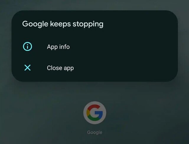 اپلیکیشن جستوجوی گوگل در اندروید از کار افتاد