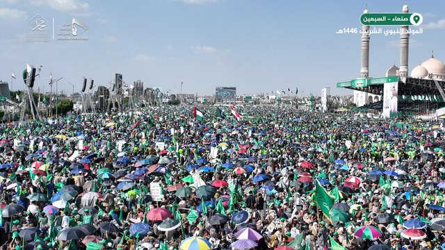 حضور پرشکوه مردم یمن در جشن میلاد پیامبر اکرم (ص)