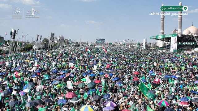 حضور پرشکوه مردم یمن در جشن میلاد پیامبر اکرم (ص) حضور پرشکوه مردم یمن در جشن میلاد پیامبر اکرم (ص)