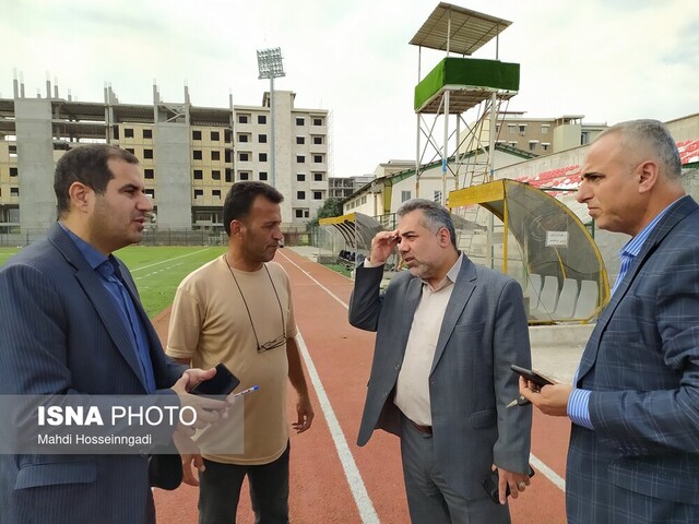 ورزشگاه وحدت آستارا آماده برگزاری رقابتهای فوتبال لیگ دسته اول کشور است