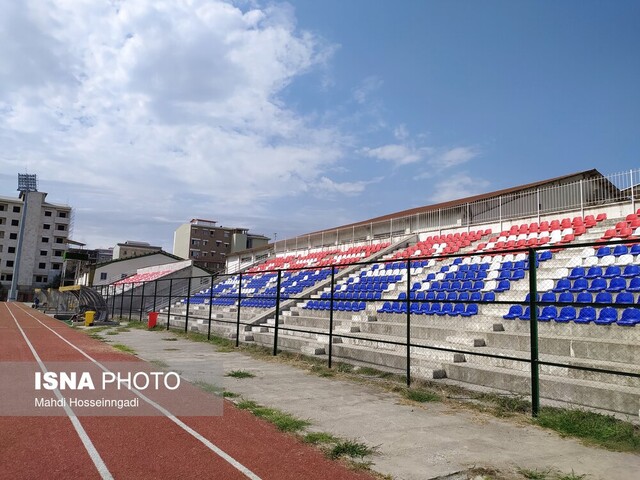 ورزشگاه وحدت آستارا آماده برگزاری رقابتهای فوتبال لیگ دسته اول کشور است