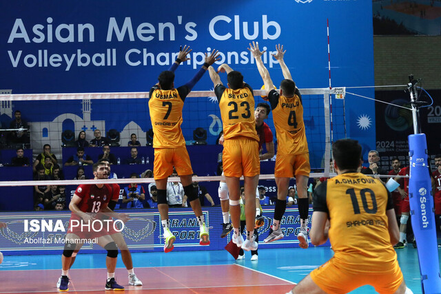 عکس آرشیوی است کنسپسیون امتیازآورترین والیبالیست شهداب مقابل ترنتینو