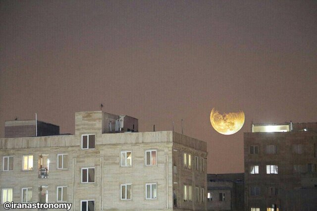 سلطه سایه زمین بر روی ماه در بامداد چهارشنبه/شامگاه فردا آسمان میزبان اَبَرماه میشود