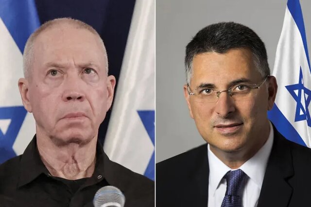 گدعون ساعر(تصویر راست) و یوآو گالانت (تصویر چپ) توافق بین «ساعر» و نتانیاهو برای پیوستن به کابینه امضا شده است