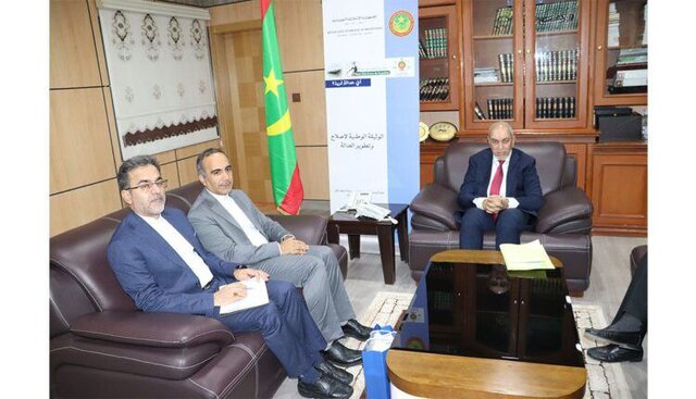 دیدار سفیر ایران در نواکشوت با وزیر دادگستری موریتانی دیدار سفیر ایران با وزیر دادگستری موریتانی
