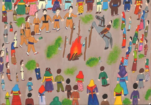 ۲ جایزه سهم کودکان آذربایجانغربی از مسابقه بینالمللی نقاشی کاناگاوا ژاپن