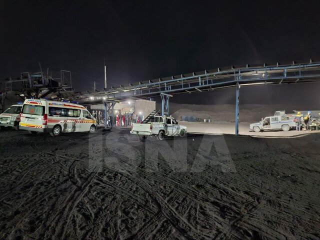 انفجار در معدن زغالسنگ معدنجو در طبس / اطلاعی از وضعیت سلامت ۲۰ معدنچی نیست