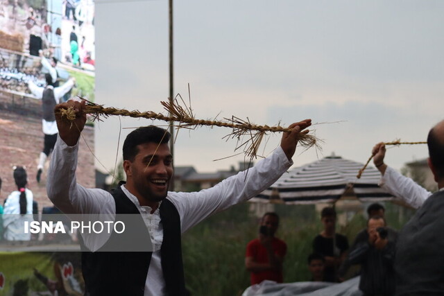 برگزاری جشنواره ورزش های شالیزاری در آستانه اشرفیه