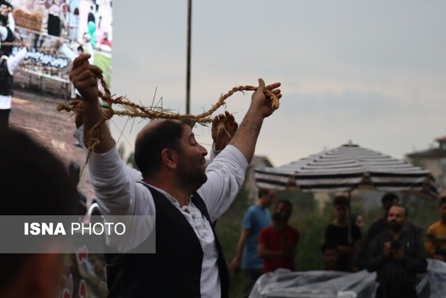 برگزاری جشنواره ورزش های شالیزاری در آستانه اشرفیه