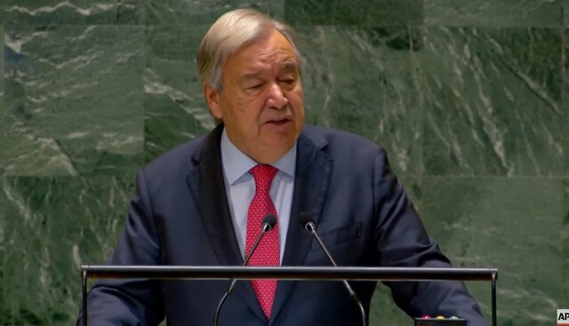 گوترش: جنگ غزه به کابوسی بیانتها تبدیل شده است