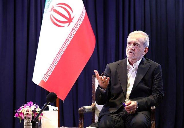 پزشکیان: چارچوب زمانی پاسخ به ترور هنیه را ما مشخص میکنیم/ حسننیتی از آمریکا نمیبینیم پزشکیان: چارچوب زمانی پاسخ به ترور هنیه را ما مشخص میکنیم/ حسننیتی از آمریکا نمیبینیم