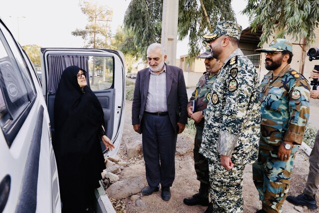 سردیس شهید سرلشکر طرق رونمایی شد