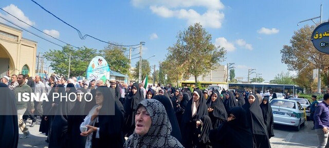 برگزاری راهپیمایی محکومیت جنایات اسرائیل در ارومیه