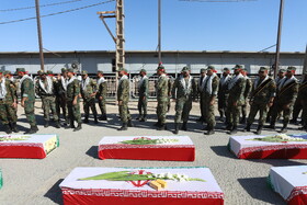 پیکر ۹۸ شهید دفاع مقدس از مرز شلمچه وارد کشور شد