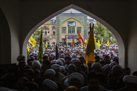 تجمع و راهپیمایی مردم قم در محکومیت ترور سید حسن نصرالله