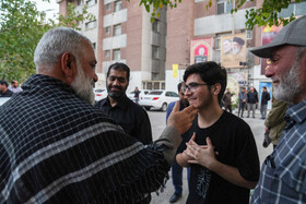 دیدار سردار محمدرضا نقدی معاون هماهنگ کننده سپاه با خانواده شهید عباس نیلفروشان