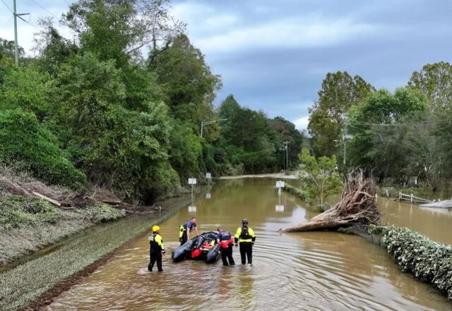 احتمال افزایش کُشتههای طوفانِ آمریکا به صدها تَن+عکس