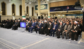 دیدار جمعی از نخبگان، استعدادهای برتر علمی و رتبههای برتر کنکور با رهبر انقلاب