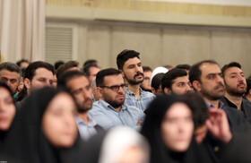 دیدار جمعی از نخبگان، استعدادهای برتر علمی و رتبههای برتر کنکور با رهبر انقلاب