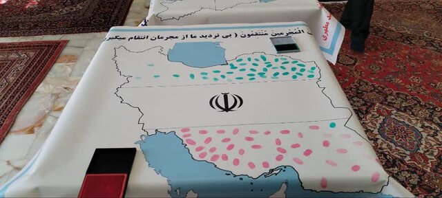 تجمع دانش آموزان پیشوایی در حمایت از اقدام سپاه پاسداران در پاسخ جنایات رژیم صهیونیستی