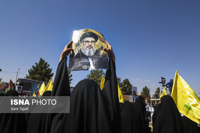 مراسم بزرگداشت شهید سیدحسن نصرالله در تهران آغاز شد