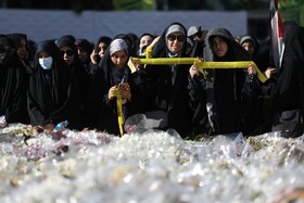  راهپیمایی 10هزار نفری حماسی دانشجویی در حمایت از رزمندگان مقاومت و عملیات وعده صادق ۲