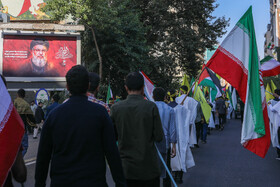 راهپیمایی دانشجویی در حمایت از رزمندگان مقاومت و عملیات وعده صادق ۲