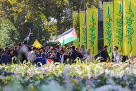 راهپیمایی دانشجویی در حمایت از رزمندگان مقاومت و عملیات وعده صادق ۲